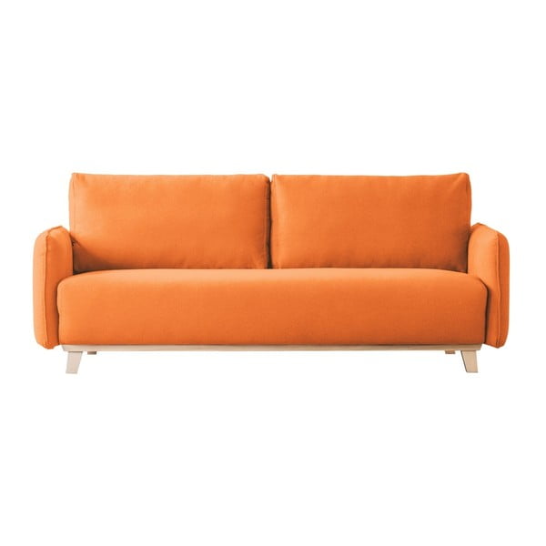 Pomarańczowa sofa 3-osobowa Kooko Home Bebop
