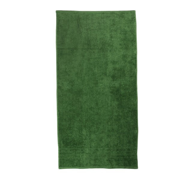 Szmaragdowy ręcznik Artex Omega, 100x150 cm