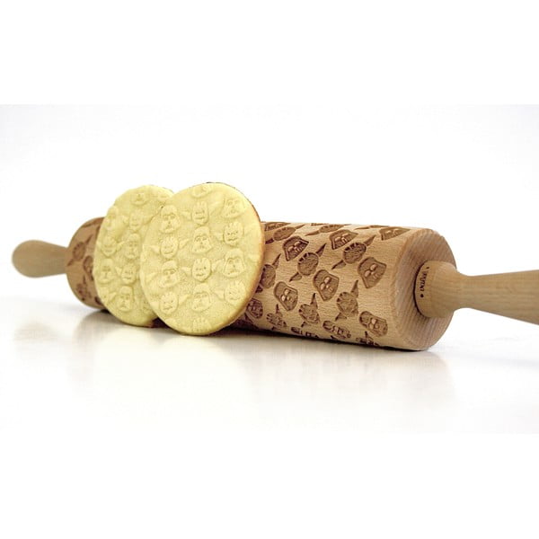 Drewniany grawerowany wałek do ciasta Valek Star Wars-image-2