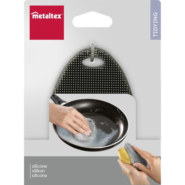 Silikonowa gąbka do mycia naczyń – Metaltex-image-1