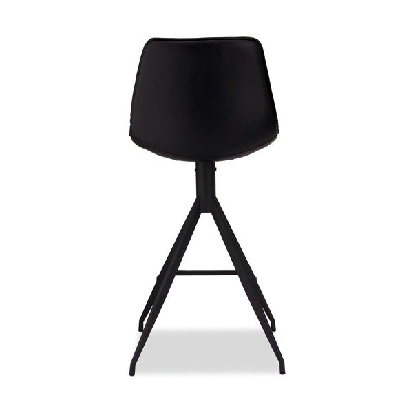 Czarne hokery obrotowe zestaw 2 szt. 98 cm Isabel – Furnhouse-image-2