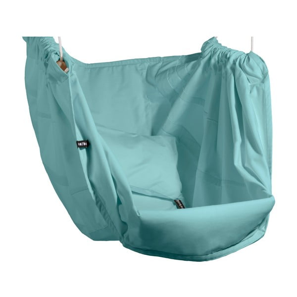 Miętowy fotel wiszący z bawełny dla dorosłych Hojdavak Maxi