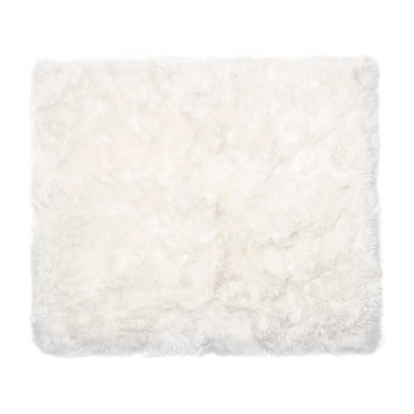 Biały dywan z owczej skóry Royal Dream Zealand Sheep, 130x150 cm