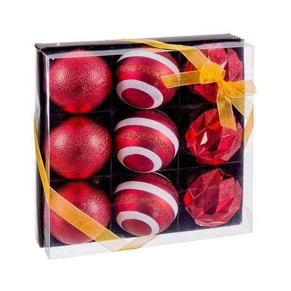 Bombki zestaw 9 szt. ø 6 cm – Casa Selección