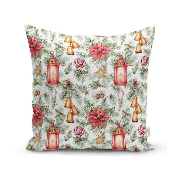 Poszewka na poduszkę ze świątecznym motywem 43x43 cm Lantern – Mila Home