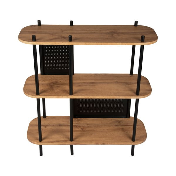 Czarny stalowy regał Leitmotiv Sole, 80x83,5 cm-image-4