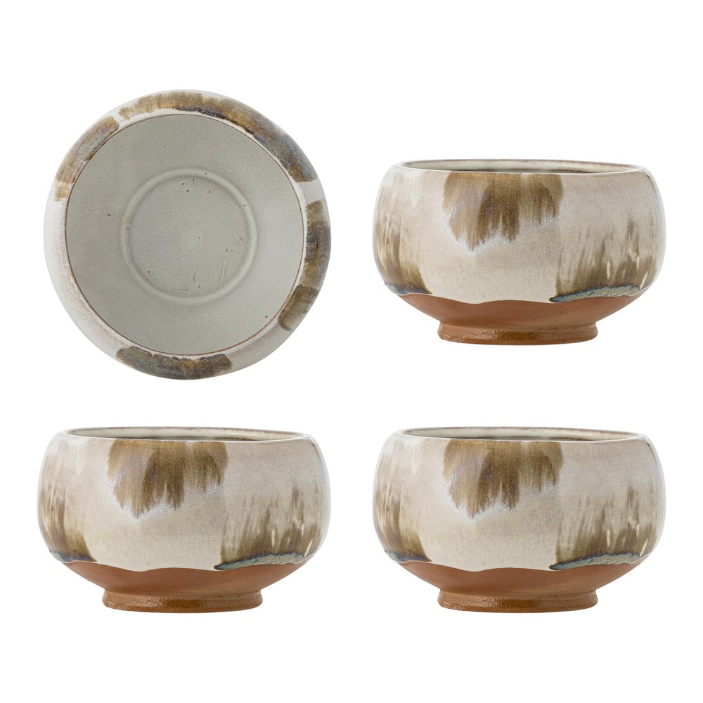 Kamionkowe miski zestaw 4 szt. 400 ml Jade – Bloomingville