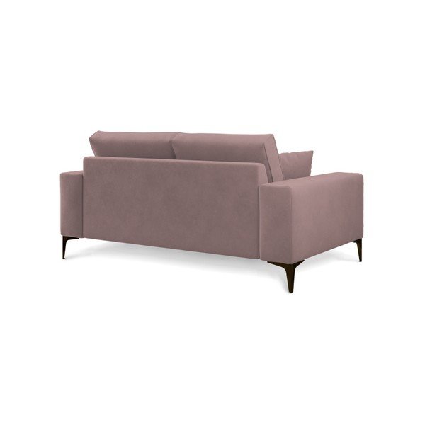 Pudrowa sofa 2-osobowa Cosmopolitan Design Lugano-image-3