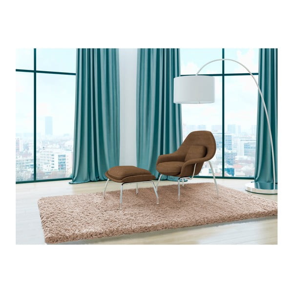 Beżowy dywan Universal Floki Liso, 80x150 cm-image-1