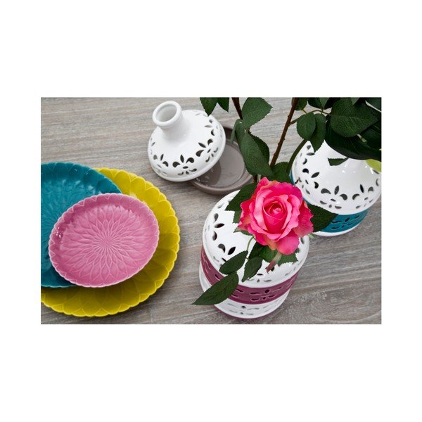 Niebiesko-biały wazon porcelanowy Mauro Ferretti Basso-image-3