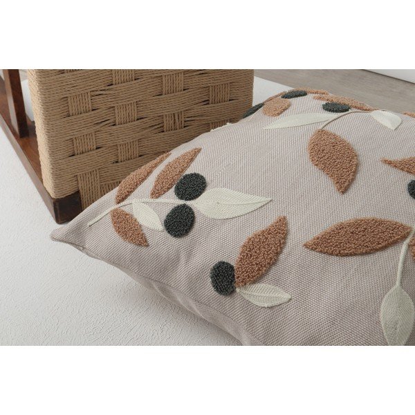 Lniana poduszka dekoracyjna 43x43 cm Sonbahar – Mioli Decor-image-2