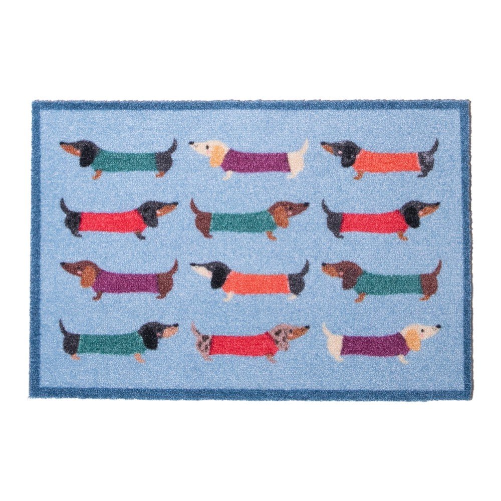 Tekstylna wycieraczka 40x60 cm Dachshund – Artsy Doormats