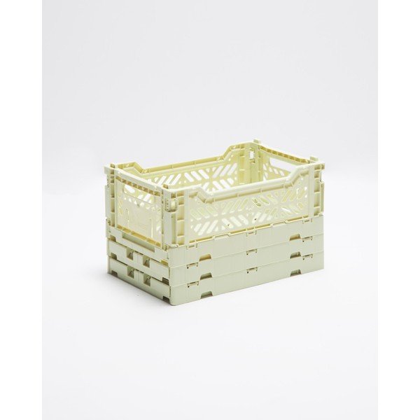 Zestaw 3 żółtych pojemników do przechowywania Little Nice Things Caja-image-1