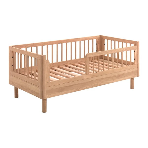 Łóżeczko z litego drewna dębowego 70x140 cm Forrest – Vipack