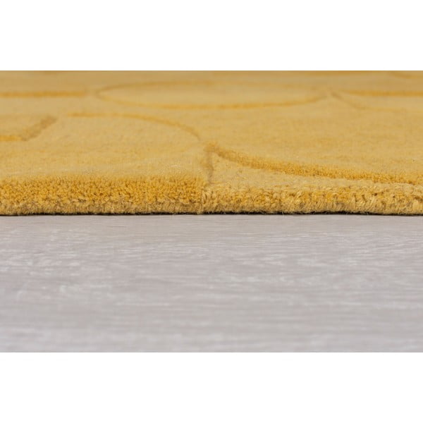 Żółty wełniany dywan Flair Rugs Gigi, 160x230 cm-image-4