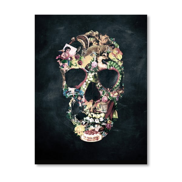 Plakat autorski "Vintage Skull"
