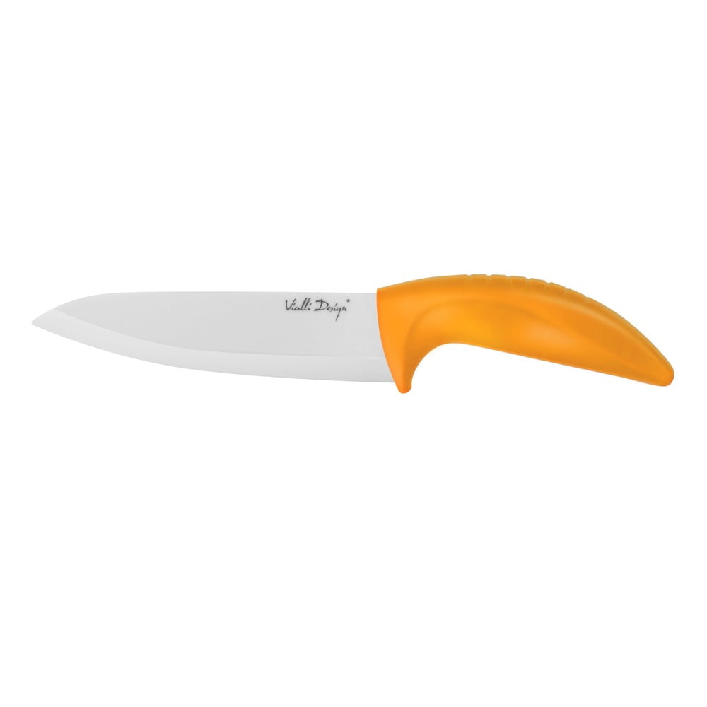 Pomarańczowy nóż ceramiczny Chef, 15 cm
