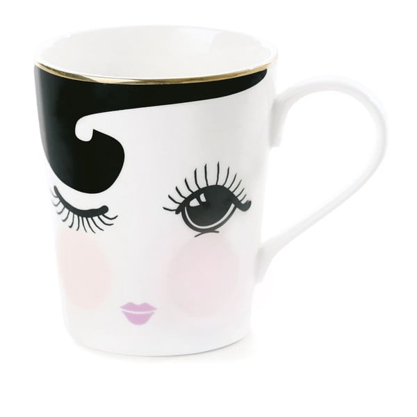 Kubek ceramiczny Miss Étoile Coffee Open and Close Eyes
