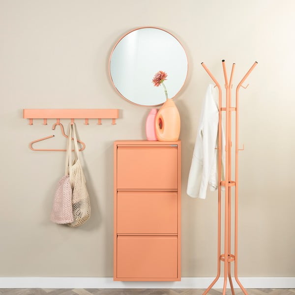 Łososiowy metalowy wieszak ø 40x170 cm Jessy – Spinder Design-image-1