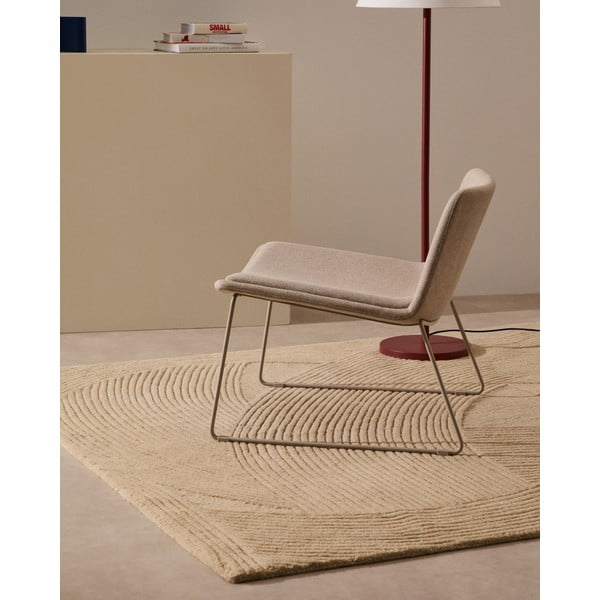 Beżowy fotel Zahara – Kave Home-image-1