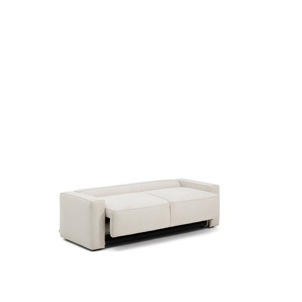 Beżowa rozkładana sofa z tkaniny szenilowej 236 cm Marela – Kave Home-image-4