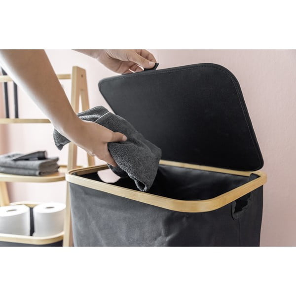 Tekstylny kosz na pranie 68 l Ecori – Wenko-image-1