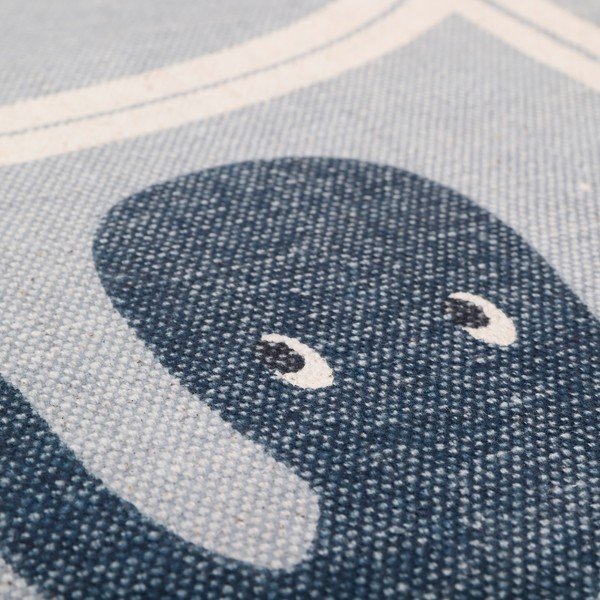 Dywan dziecięcy z bawełny wykonany ręcznie Nattiot Little Deep Blue, ø 120 cm-image-4