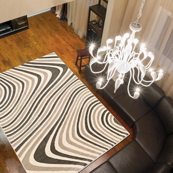 Dywan Webtappeti Reflex Brown Stripes, 290x200 cm-image-1