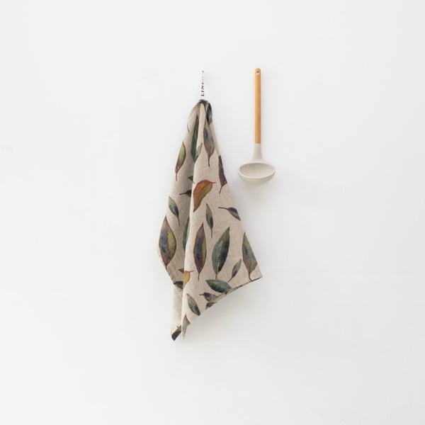 Lniana ścierka 65x65 cm Golden Fall – Linen Tales