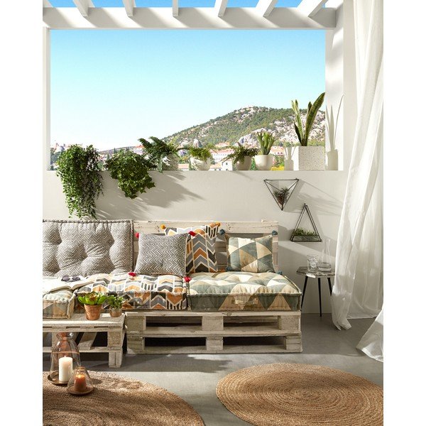 Komplet 2 szarych doniczek Kave Home-image-4