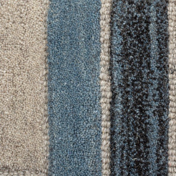 Szaro-niebieski dywan wełniany Flair Rugs Russo, 160x230 cm-image-2