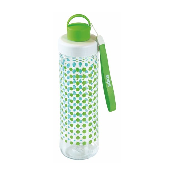 Zielona butelka na wodę Snips Decorated, 750 ml