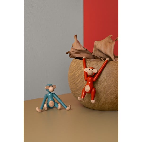 Figurka z litego drewna (wysokość 9,5 cm) Monkey Mini – Kay Bojesen Denmark-image-2