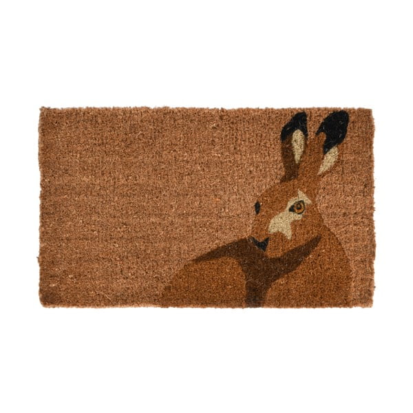 Wycieraczka z włókna kokosowego Esschert Design Rabbit, 45 x 77 cm