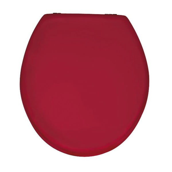 Czerwona deska sedesowa z połyskiem Wenko Prima, 41x38 cm