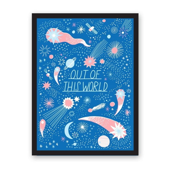 Plakat Ohh Deer Out Of This World, 29,7x42 cm