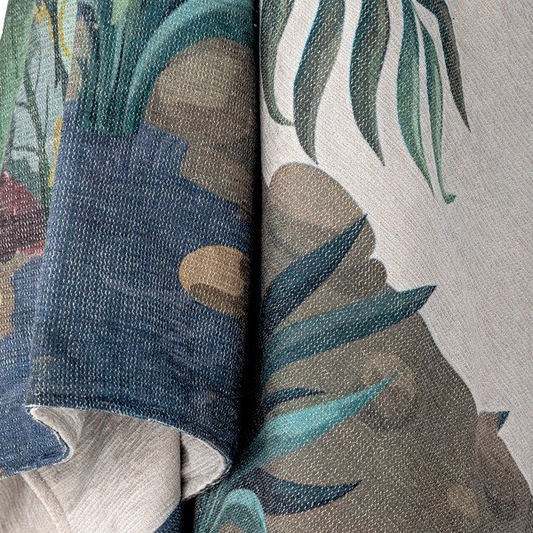 Zielony koc 130x155 cm Peacock – Bloomingville-image-3