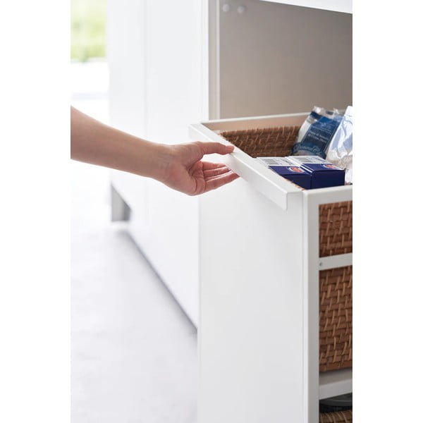 Biały metalowy regał na kółkach 42x60 cm Tower – YAMAZAKI-image-1