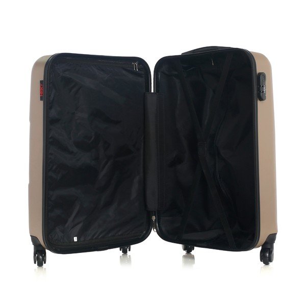 Walizka na kółkach w złotym kolorze Hero Coronado, 61 l-image-1