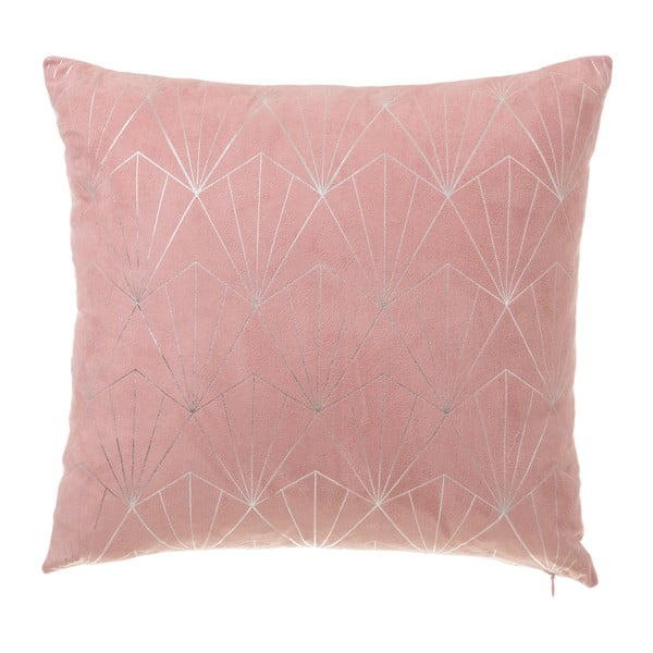 Różowa poduszka Unimasa Luxury, 45x45