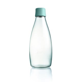 Turkusowa szklana butelka ReTap, 800 ml