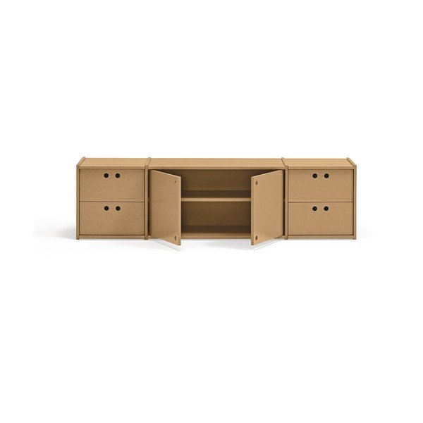 Szafka pod TV w naturalnym kolorze 157x42x40 cm Wally – Teulat-image-2