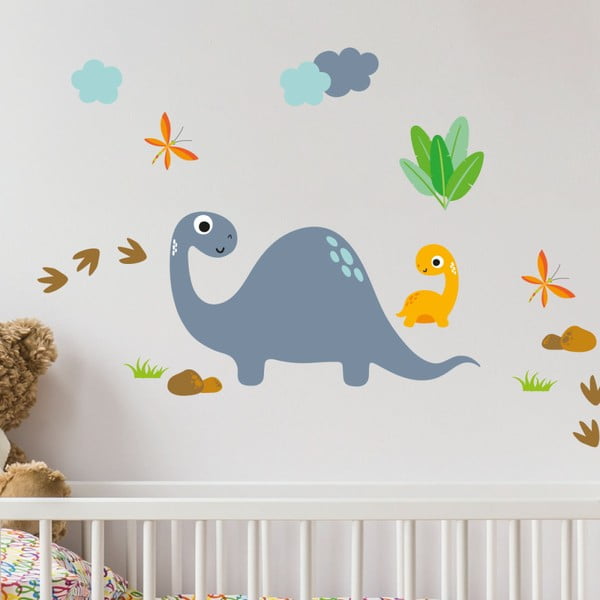 Zestaw naklejek dziecięcych Ambiance Cute Dinosaurus Stickers-image-1