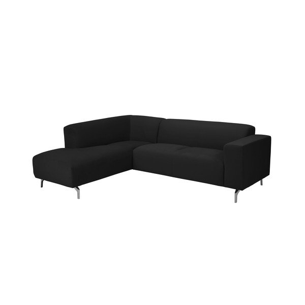 Czarny narożnik lewostronny Windsor & Co Sofas Orion-image-1