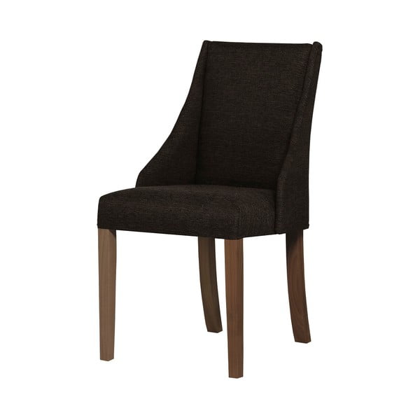 Brązowe krzesło z ciemnobrązowymi nogami Ted Lapidus Maison Absolu