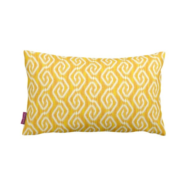 Żółta poduszka Yellow Pattern, 35x60 cm