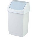 Jasnoszary plastikowy kosz na śmieci 25 l Click-It – Curver