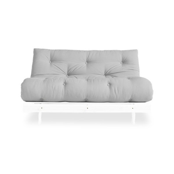 Sofa rozkładana Karup Design Roots White/Light Grey-image-3