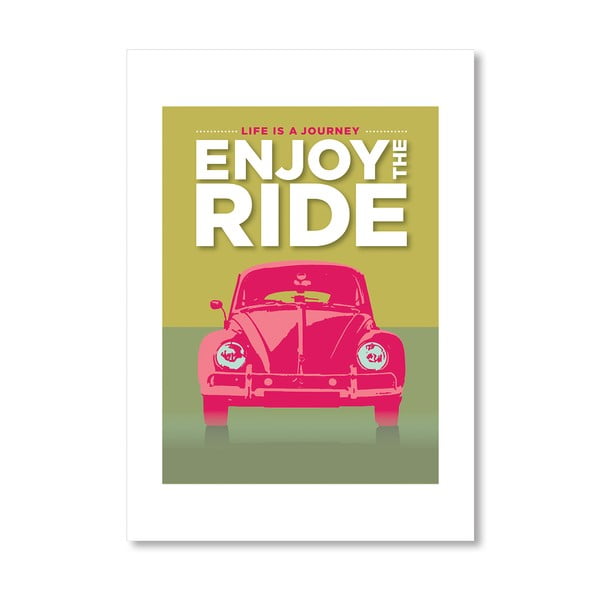 Plakat autorski "Enjoy the Ride VWB"