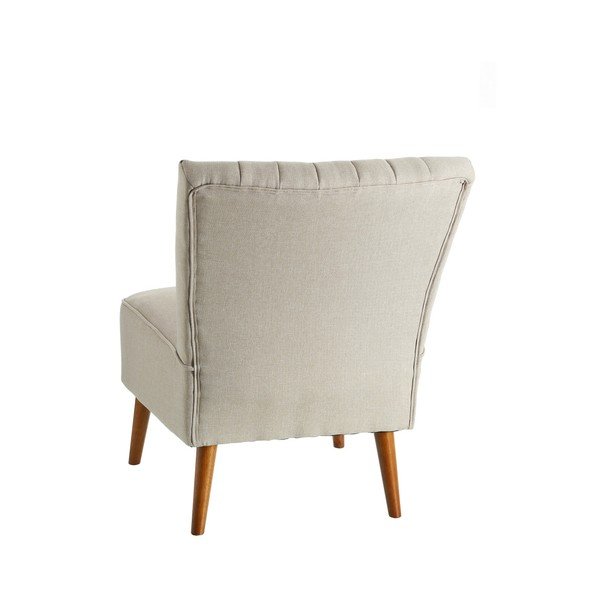 Kremowy fotel Denzzo Weave-image-1